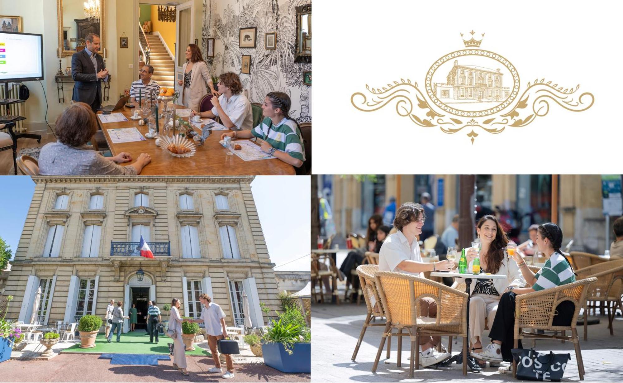 Hotel Chateau Des Jacobins Agen Esterno foto
